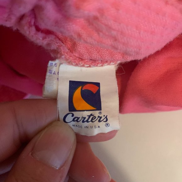 Vintage Carter's Pink Corduroy Bib Overalls - Picture 6 of 7